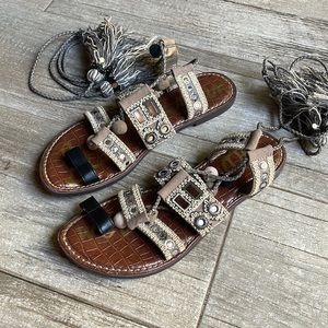 Sam Edelman ankle wrap sandals